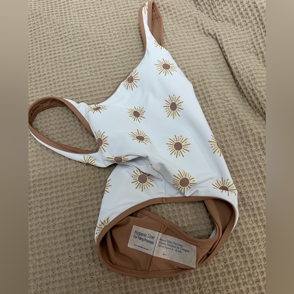 BRAND NEW…..LainSnow  Ocean Isle One Piece- Desert Sun- Alyssa Fluellen X Size S